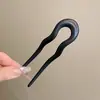 Artefato de Prancha de Cabelo Preguiçoso Pente de Cabeça Esférica Grampo de Cabelo em Forma de U Acessório de Cabeça Placa Traseira de Cabeça Grampo de Cabelo Pente de Cabelo com Sensação Avançada Grampo de Cabelo