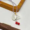 Pingente de Cabacinha Pedra Olho de Gato, Versátil e Disponível em Várias Cores, Presente Popular de Feriado, Venda Direta do Fabricante