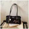 Elegante Bolso de Axila para Viajes Diarios Modelo Nuevo 2026, Bolso de Mano con Contraste de Color, Bolso Tote Cruzado, Bolso de Hombro Versátil y a la Moda