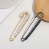 Broche Pérola Fivela Pin Cintura Fivela Anti-corrida Luz Fixa Acessórios de Roupas Mudança de Cintura Pequeno Artefato Pin Calças Pin Cintura