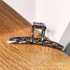 Pinza de Tiburón Grande de Metal para Colgadores de Líquido, Pasador Versátil y Elegante para Peinados en la Parte Posterior de la Cabeza