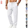 Colección de otoño nueva Shein para hombre transfronteriza: Pantalones jogger rectos casuales, de corte holgado, minimalistas y elegantes para el uso diario