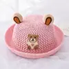Chapéu de Bebê Primavera e Verão Fofo Super Fofo Chapéu de Palha Infantil Chapéu de Pescador para Bebê Meninos e Meninas Chapéu Coco Protetor Solar Chapéu Protetor Solar