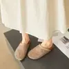 Lan GuiTejido a Mano Patrón de Estrella para Mujer 2026 Brillo Strass Punta Cerrada Malla Transpirable Suave Zapatillas tipo Birkenstock