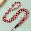 Cuerda para collar con colgante de jade, cuentas redondas de alta calidad, cuentas de arroz, para usar directamente, cuerda para collar colgante para hombres y mujeres, colgante, cuerda para collar colgante