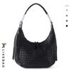 Moda transfronteriza personalizada cadena de borlas bolso de hombro grande media luna para axila bolso de mujer moda portátil bolso tejido a mano