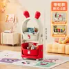 Novo Armário de Armazenamento de Lanches Desenho Animado Organizador de Armazenamento para Sala de Estar Carrinho Pequeno Prateleira de Armazenamento Multicamadas para Casa Armário de Brinquedos