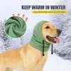 Chapéu Protetor para Cachorro de Estimação, à Prova de Frio ao Ar Livre, à Prova de Ruído, Lenço Anti-Assustador, Chapéu à Prova de Vento e Redutor de Ruído para Outono e Inverno, Aquecedor de Cabeça