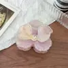 Novo Grampo de Cabelo Flor Tridimensional com Strass, Presilha de Rabo de Cavalo de Alta Qualidade e Versátil, Presilha de Tubarão para Meio Preso, Acessório de Cabelo de Acetato