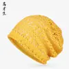 Nova Touca de Renda com Tela para Primavera e Verão Feminina, Oca, Respirável, Fina, Camada Única, Estilo Japonês e Coreano, Pequena Touca para Rosto