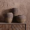 Jarrón Retro, Gres, Adornos de Cerámica Antigua, Arreglo de Flores Secas, Sala de Estar de B&B, Maceta Antigua, Decoración de Maceta de Cerámica Zen