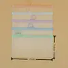 Bolsa Transparente Deslustrada con Cierre, Bolsa Impermeable de PVC para Documentos, Bolsa con Cierre para Billetes, Bolsa de Almacenamiento de Datos, Especial para Exámenes de Estudiantes