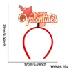 Decoraciones para Fiesta de Solteros del Día de San Valentín Europeo y Americano Diadema de Corazón de Amor Accesorios para Fotos Diadema Xoxo Accesorios para la Cabeza