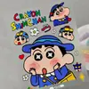Adesivos Relevo Shin-Chan Desenho Animado 3D Criativo Shin-Chan DIY Caderno Capa de Celular Adesivos Versão Q