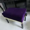 Funda de Tela de Terciopelo para Banco de Piano Cubierta Protectora a Prueba de Polvo para Piano Funda Larga para Banco Cubierta para Taburete de Maquillaje
