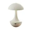 Luminária Portátil Cogumelo Roly-Poly, Decoração para Quarto Alívio de Estresse, Luz Noturna Recarregável, Luminária de Mesa, Decoração de Móvel de Cabeceira, Proteção para os Olhos
