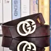 Cinturón de Cuero para Hombre de Moda Celebridad de Internet Tiktok Cinturón de Piel de Vaca Casual para Hombre Transfronterizo Cinturón Negro para Pantalones Hombres Cuadros