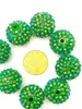 12MM ~ 20MM bola de diamante plano acrílico color AB bola de diamante de resina accesorios DIY pulsera joyería