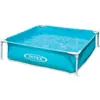 INTEX57173 piscina cuadrada azul pequeña con estructura de tubos piscina de pelotas piscina de arena para niños bañera estanque de pesca de peces