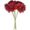 Envío Directo de Fábrica de Flores Artificiales Premium Transfronterizas, Ramo de Crisantemos de Seis Cabezas para Jardín, Mesa, Boda, Decoración de Hotel