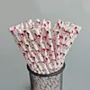 Palito de Papel Descartável Degradável Amazon Transfronteiriço Laminado Estampagem Dourada Prata Ouro Rosé Palito de Papel Decorativo para Bebida