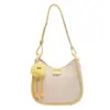 Bolso de Mujer 2023 Nueva Moda Color de Contraste Bolso de Axila Textivo Simple Bolso de Mano Hombro Cruzado Bolso de Moda