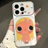 Case Fofo de Jade Pequeno Aplicável para Celular Apple 17 iPhone 16/14 PLUS Torna-se Instantaneamente Janela 13 Para Meninos 12pro
