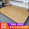 Púlpito de Sala de Aula, Púlpito de Ensino Escolar, Palco Móvel com Acabamento Aço-Madeira, Púlpito de Palestra, Cantos Arredondados de Madeira