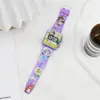 2025 Nuevo Reloj Electrónico Cuadrado Lindo de Dibujos Animados de Capibara Reloj LED Moda Cuadrado Estudiante Reloj Electrónico
