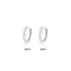 Wish Transfronterizo Producto Nuevo Pequeños Frescos Redondos Compactos Pendientes Moda Estilo Coreano Diseño Simple Fila Diamante Circonita Pendientes