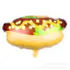 Globo de aluminio para pizza, palomitas, hamburguesas, perritos calientes, helados, donas, fiestas, cenas y más