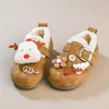 Zapatos de Algodón para Niñas con Forro de Felpa de Dibujos Animados Lindos, Calzado de Invierno Cálido para Niños, Nuevo Estilo 2025, Zapatos Birkenstock para Bebé