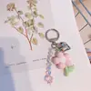 Hd5238A04 Cadena para Teléfono de Cuentas Florales Correa para Teléfono Estilo Ins de Cristal Llavero Portátil para Muñeca Colgante para Bolso