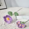 Flor de Gesang Simulada, Margarita, Violeta, Colección de Flores de Manzanilla, Ramo de Regalo Navideño, Guía de Ruta Decorativa, Flor Artificial