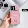 Funda magnética para teléfono con textura de cuero Corning 360 grados giratoria, funda protectora para Xiaomi 18Promax Pocof9Pro