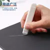 Marcador de Giz Branco de Plástico para Costura e Patchwork, Ferramenta Auxiliar de Corte para Alfaiates, Acessório de Costura Artesanal com Marcador de Giz de Engrenagem