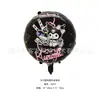 Decoración para fiesta de cumpleaños con temática de Kuromi, tarjeta de pastel con bandera de Kuromi, globo, espiral, tarjeta de invitación con dije