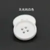 Fuente de Fábrica de Exquisitos Botones para Abrigos de Hombre y Mujer, Botones Negros Mate de Cuatro Agujeros para Abrigos, Chaquetas, Trajes y Gabardinas