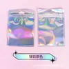 Sacos Auto-selantes Coloridos a Laser, Sacos para Embalagem de Joias e Cosméticos, Sacos de Vedação Plásticos Iridescentes, Sacos para Embalagem de Nail Art Atacado