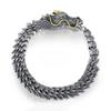 Nova Pulseira de Dragão Yuhong para Homens, Retrô e Moderna, Design de Osso de Dragão, Estilo Cool, Sensação de Alto Padrão, Venda Direta do Fabricante