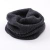 Cor sólida Cashmere Chapéu de lã masculino inverno engrossado lã quente à prova de frio Chapéu de malha masculino e feminino Head Cap moda