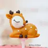 Enchufe decorativo para pastel de Navidad Tarjeta de Navidad Árbol de Navidad Papá Noel Muñeco de nieve Sombrero de Navidad Adornos de juguete Productos de resina