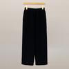 Producto Nuevo de Invierno Pantalones de Cuatro Pines Engrosados de Corte Holgado Adelgazante para Mujer Pantalones Casuales de Punto de Cachemira Pura Pantalones de Cachemira