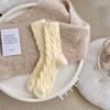 Calcetines de terciopelo de visón para mujer, calcetines de tubo de otoño e invierno, calcetines gruesos con forro polar, calcetines cálidos para dormir en el suelo, medias de invierno con torsión de felpa