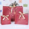 Saco de papel de estilo chinês embalagem de casamento de volta saco de presente de aniversário de casamento saco de doces presente festivo saco de presente de mão