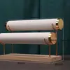 Soporte de Exhibición de Joyería de Madera Maciza de una Sola Capa y Tres Capas de Terciopelo, Estante de Almacenamiento de Joyería, Soporte para Diademas, Exhibidor para Pulseras, Relojes y Brazaletes
