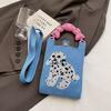 Bolso de mano tejido lindo estilo Ins coreano, mini, pequeño, portátil, para ir al trabajo, bandolera