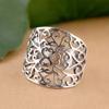 Anillo Xiangyun retro creativo nuevo transfronterizo de Cao Shi, anillo de dedo índice con patrón hueco de estilo étnico simple para mujer