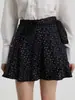 Falda Satinada Línea A de Amazon 2026 Estilo Nuevo Falda Bodycon con Abertura y Lazo, Falda Tallas Grandes que Te Hace Ver Delgado