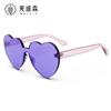 Óculos de Sol Jamie 008 em Formato de Coração Estilo Europeu e Americano Personalizados para Mulheres Lentes Oceânicas Peça Única de PC